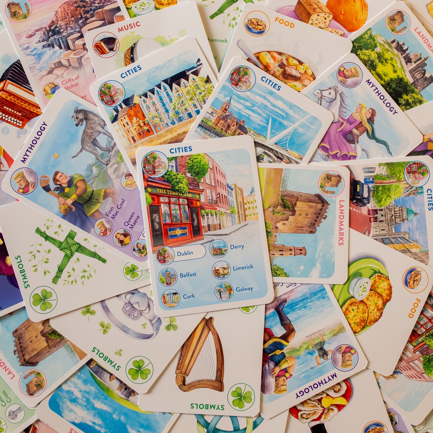 Happy Families - Exploring Ireland card game