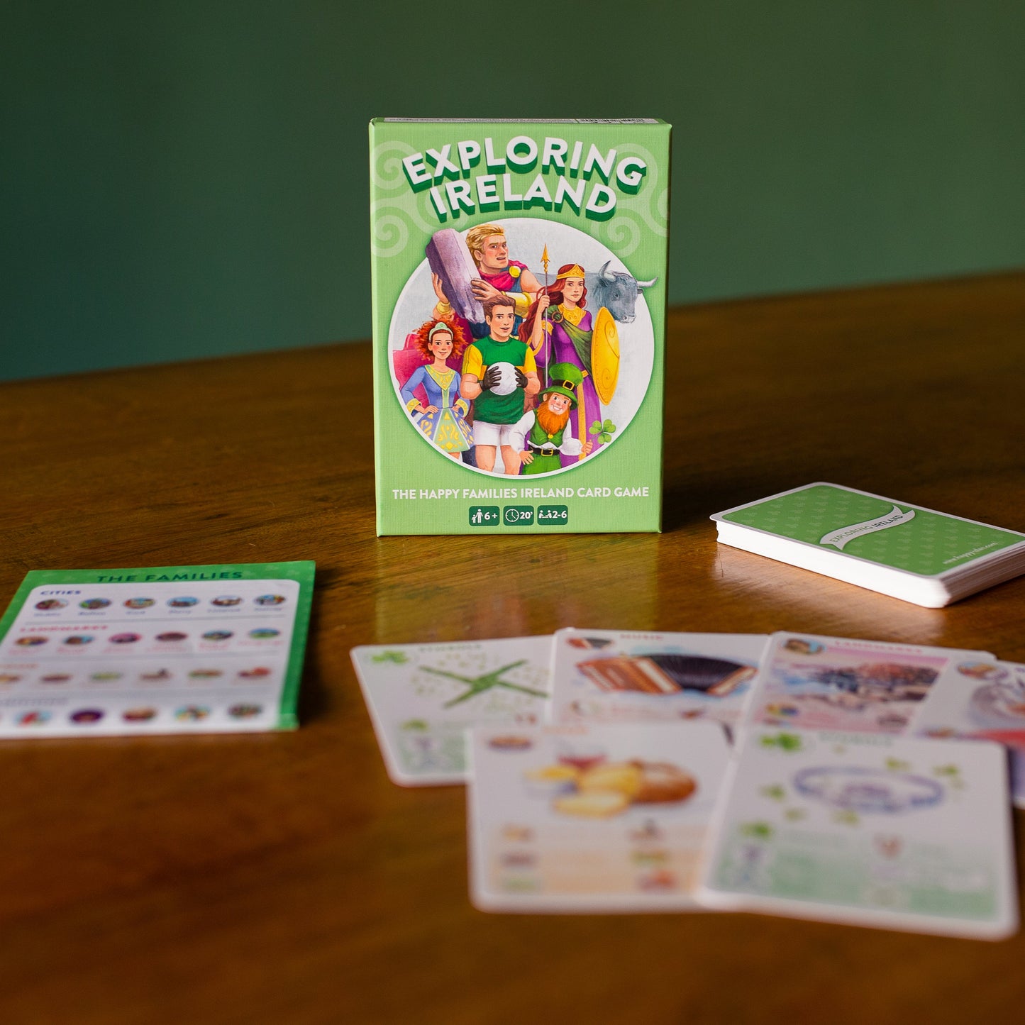 Happy Families - Exploring Ireland card game