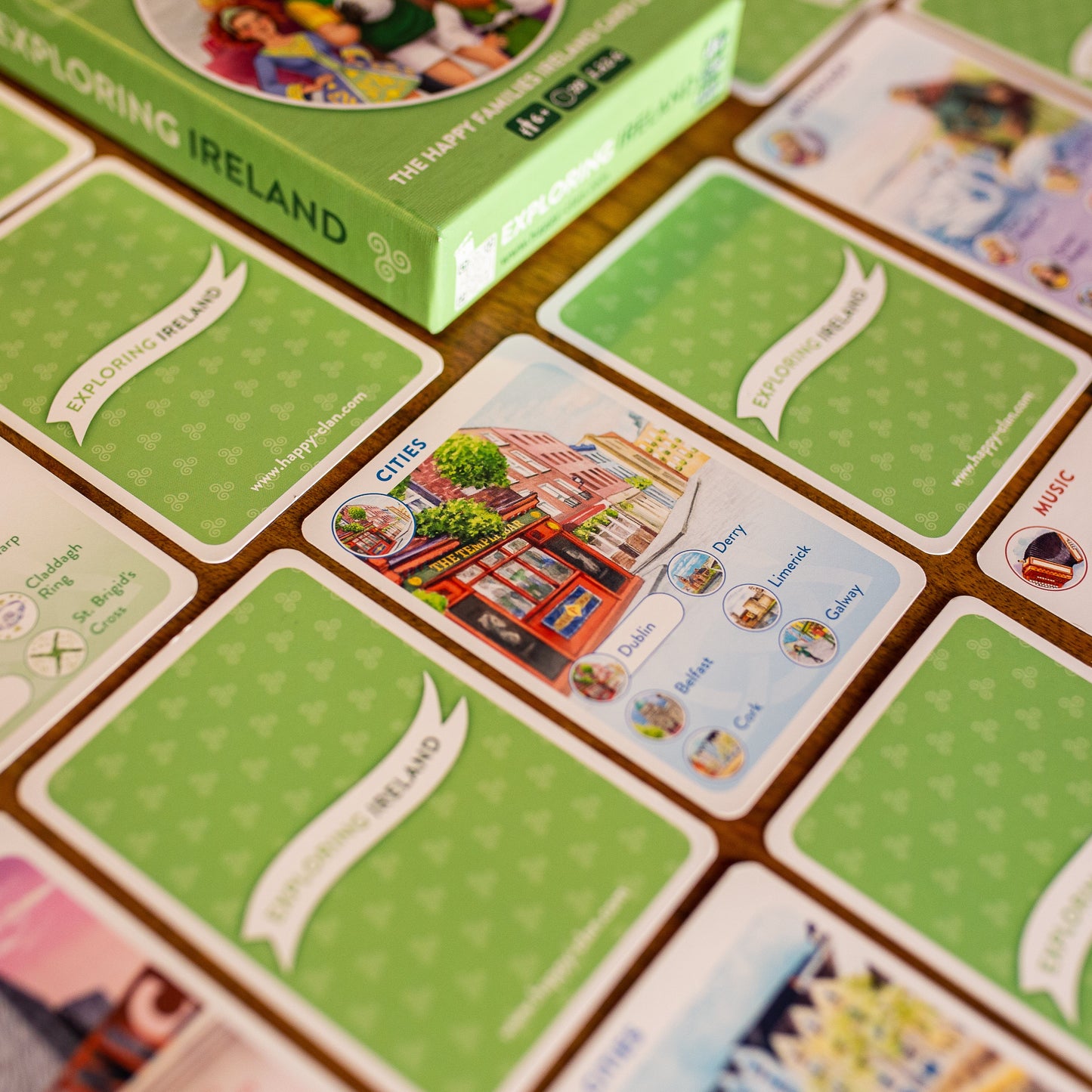 Happy Families - Exploring Ireland card game