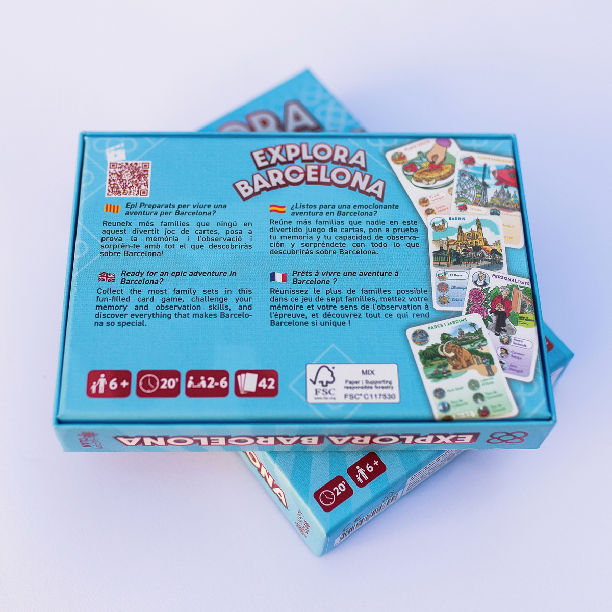 Explora Barcelona - Happy Families Card Game