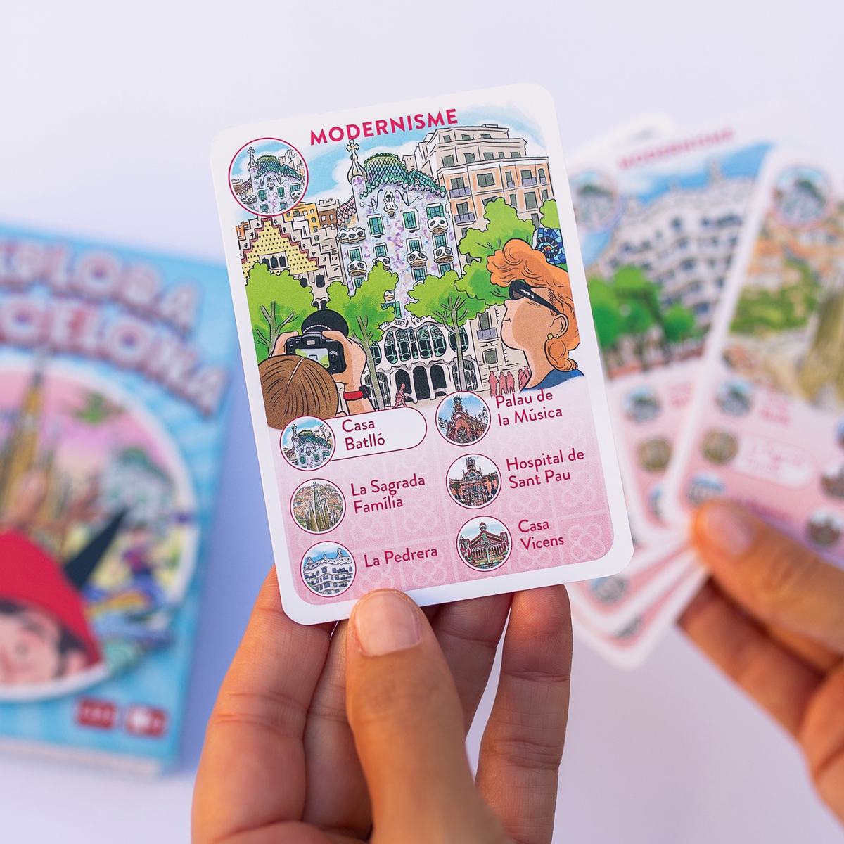 Explora Barcelona - Happy Families Card Game