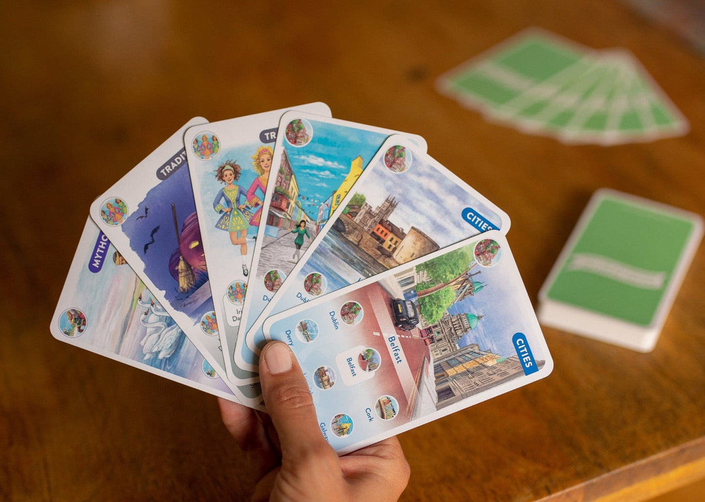 Happy Families - Exploring Ireland card game